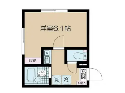 フェリーチェ小竹向原(1K/2階)の間取り写真