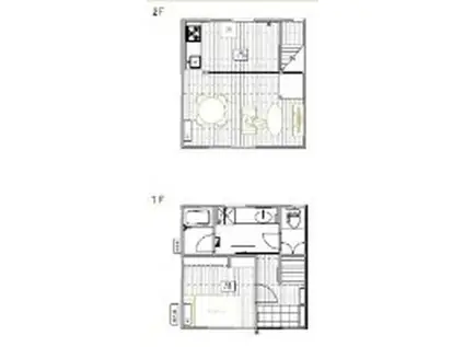 VENEZ町屋II(1LDK/1階)の間取り写真