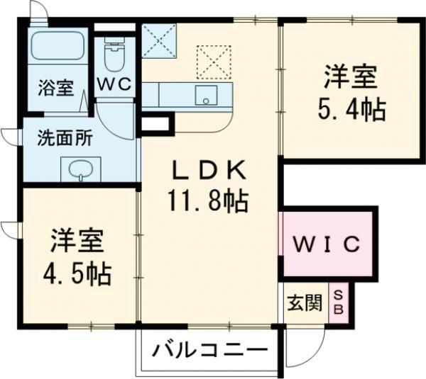 ＪＲ東海道本線 磐田駅 徒歩60分 1階建 築18年(2LDK/1階)の間取り写真