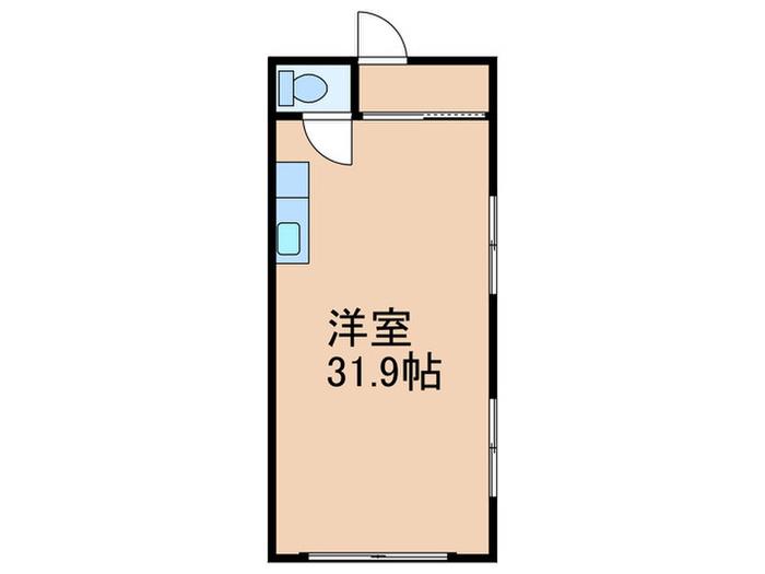 ソネット鴨池ビル(ワンルーム/2階)の間取り写真