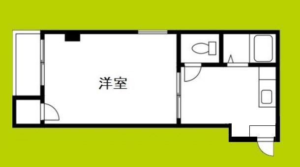 リバティ都島(1DK/4階)の間取り写真