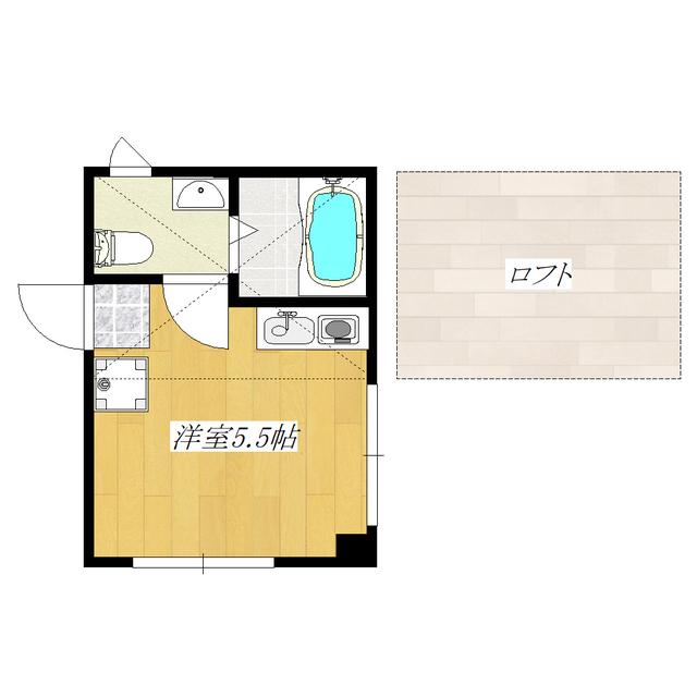 OVEST II(ワンルーム/4階)の間取り写真
