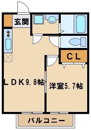 ビューアイルC 916339(1LDK/1階)の間取り写真