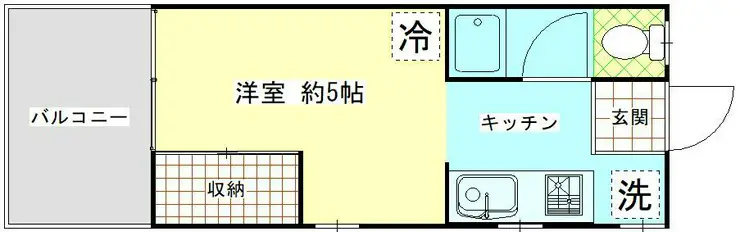 第二柳ビル 4階階 間取り