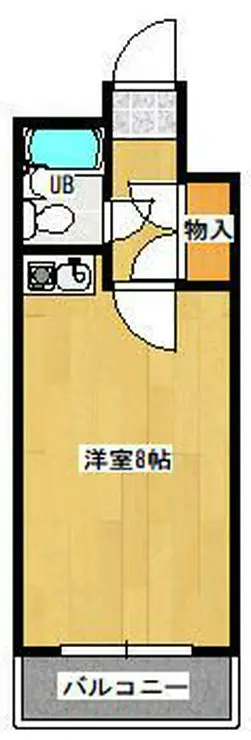ダイアパレスステーションプラザ船橋 9階階 間取り