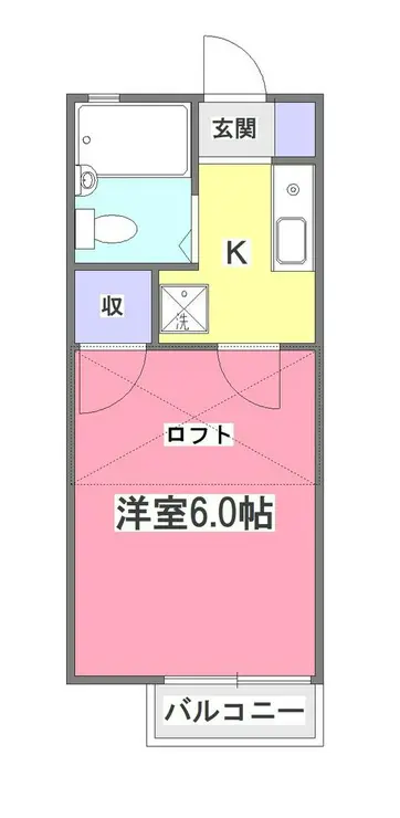 エム・ティーハイツ 1階階 間取り