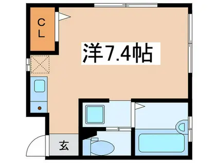 MK HOME(ワンルーム/2階)の間取り写真