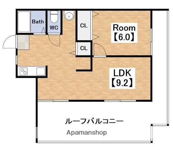 中野ビル(1LDK/4階)の間取り写真