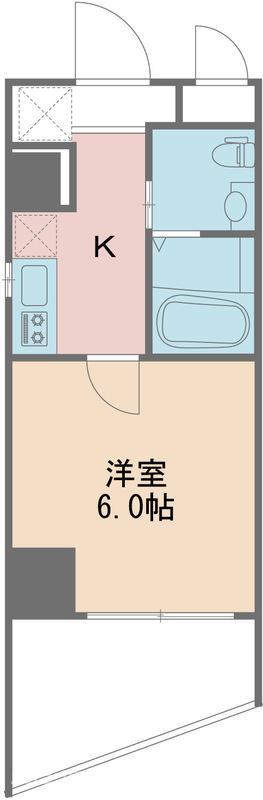 TRUTH CHARME(1K/5階)の間取り写真