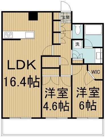 ラゾーナ川崎レジデンス・セントラルタワー(2LDK/23階)の間取り写真