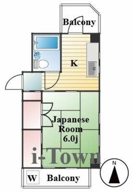 めぞんエル(1K/3階)の間取り写真