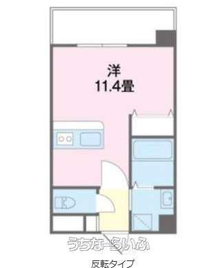 ラウレア(ワンルーム/1階)の間取り写真
