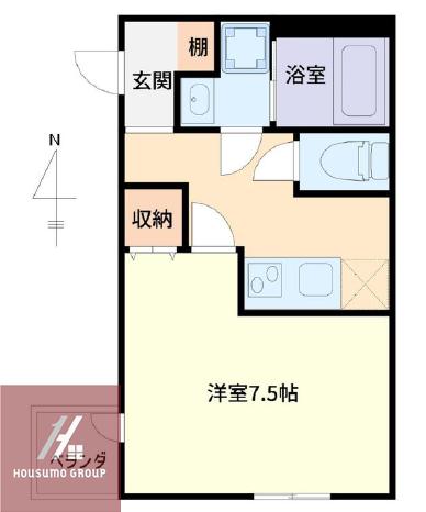 ゆたかコーポ新大阪(1K/3階)の間取り写真