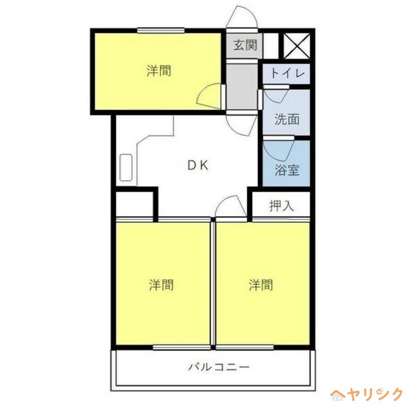 アルトーレ(3DK/6階)の間取り写真