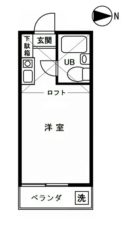 コーポみのり 2階階 間取り