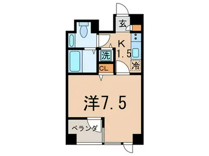 MAISON YAMATO(1K/2階)の間取り写真