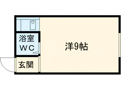 ルミエール神戸高尾台(ワンルーム/2階)の間取り写真