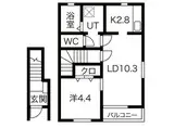 ＪＲ北上線 柳原駅(岩手) 徒歩20分 2階建 築6年