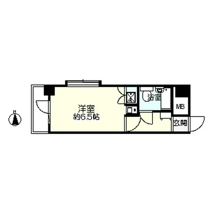 ヴェラハイツ鶴見 6階階 間取り