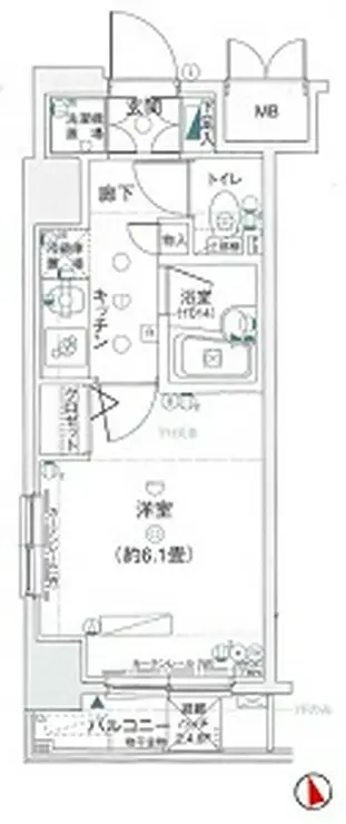 グラントゥルース大森 7階階 間取り
