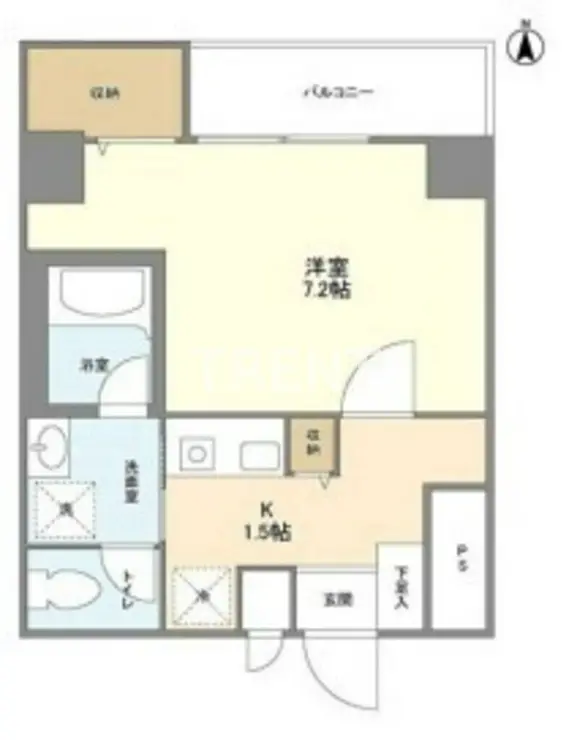 ローズマンションミヤハラ 8階階 間取り