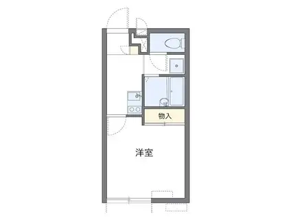 時田 楓館(1K/3階)の間取り写真