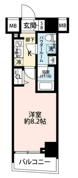 プレール・ドゥーク中板橋 11階階 間取り