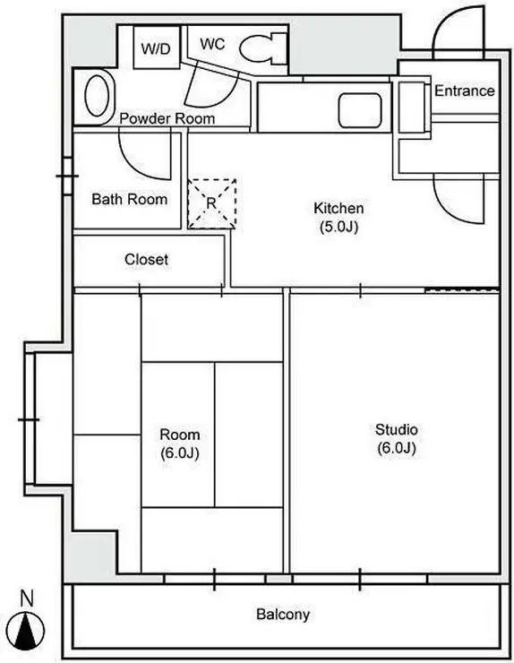 ロックハイツ 4階階 間取り