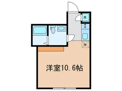 ALERO KORAKUEN(ワンルーム/2階)の間取り写真