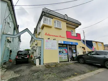 サクラメントハウス川先A棟(1K/1階)の外観写真