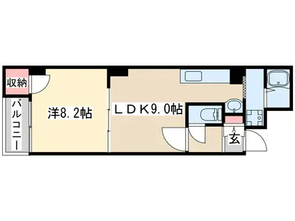 やまびこハイツパート1(1LDK/2階)の間取り写真