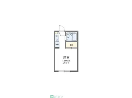 レオパレスアーネスト(1K/2階)の間取り写真