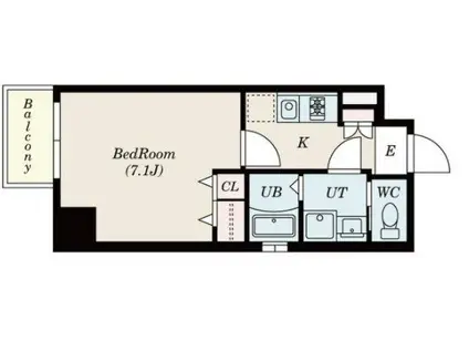 LA DOUCEUR今池南(1K/9階)の間取り写真