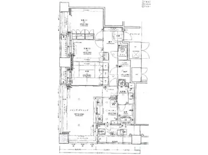 パークナード中之島公園ロジュマン(3LDK/18階)の間取り写真