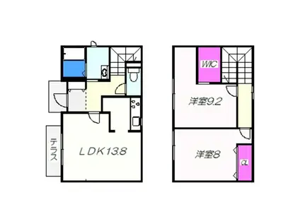 DAIKENN浜寺南町(2LDK/1階)の間取り写真