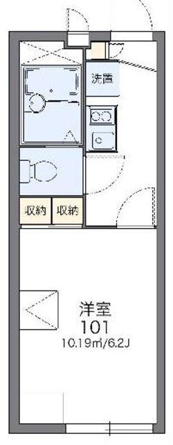 レオパレスジョイフル(1K/2階)の間取り写真