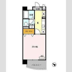 パレドールKONISHI(1K/5階)の間取り写真