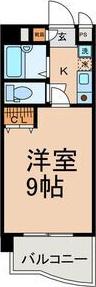 リバーサイドタカセ(1K/3階)の間取り写真
