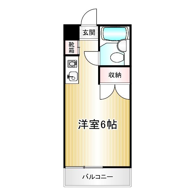 フェスタ下北沢(ワンルーム/1階)の間取り写真