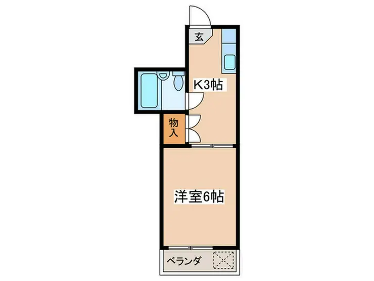 メゾンフロレアル 2階階 間取り