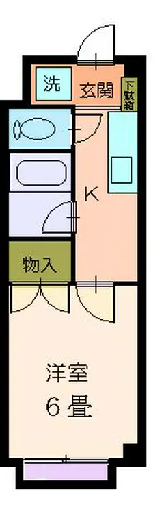 ハイムシイナ 3階階 間取り