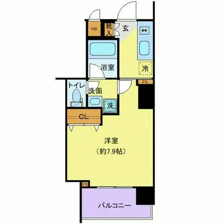 ZOOM東神田 4階階 間取り