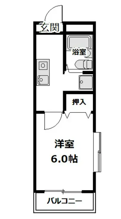 ウエストクリーク 2階階 間取り