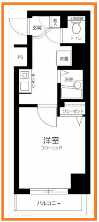 スカイコート銀座東 3階階 間取り