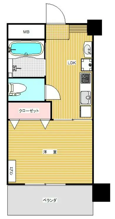 六郷東豊エステート 14階階 間取り