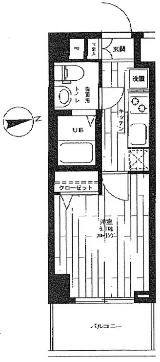 ステージグランデ高輪 5階階 間取り