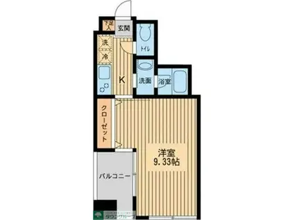 ラ・コンフォルテ府中(1K/5階)の間取り写真