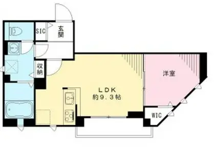 プランドール赤羽(1LDK/2階)の間取り写真