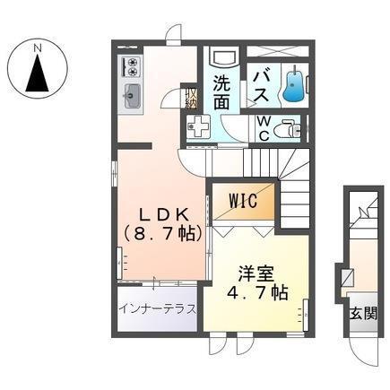 ドリーム シーティー(1LDK/2階)の間取り写真