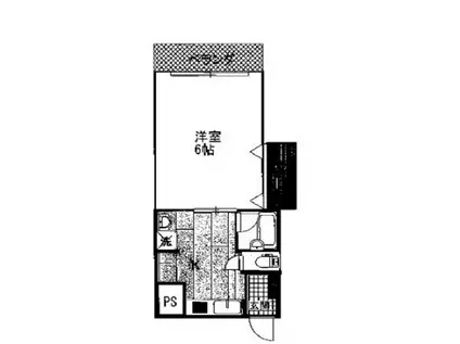 グリーンプラザIZUMI(ワンルーム/2階)の間取り写真